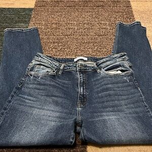 Flying Monkey Size 32 Lightly Distressed Resident Boyfriend Straight Leg